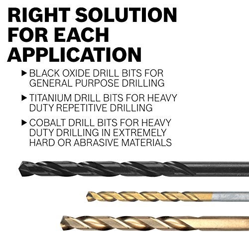 BOSCH BL2144 1-Piece 17/64 in. x 4-1/8 in. Fractional Jobber Black Oxide Drill Bit for Applications in Light-Gauge Metal, Wood, Plastic - Image 3