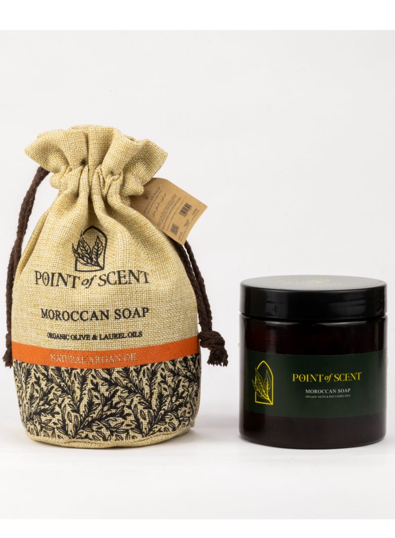 POINT of SCENT Moroccan Gel Soap made of olive, laurel, and Argan oils 400ML - Image 1