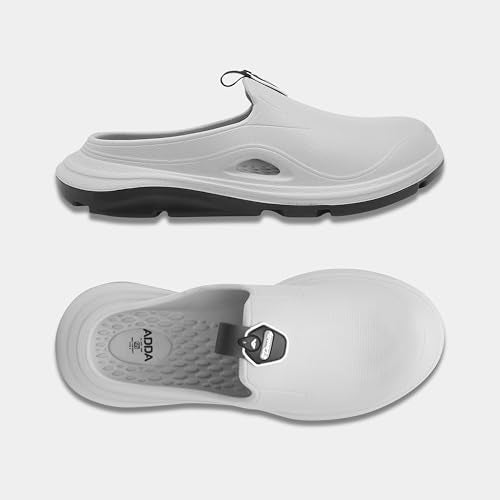 Adda Women Grey Clogs - Image 4