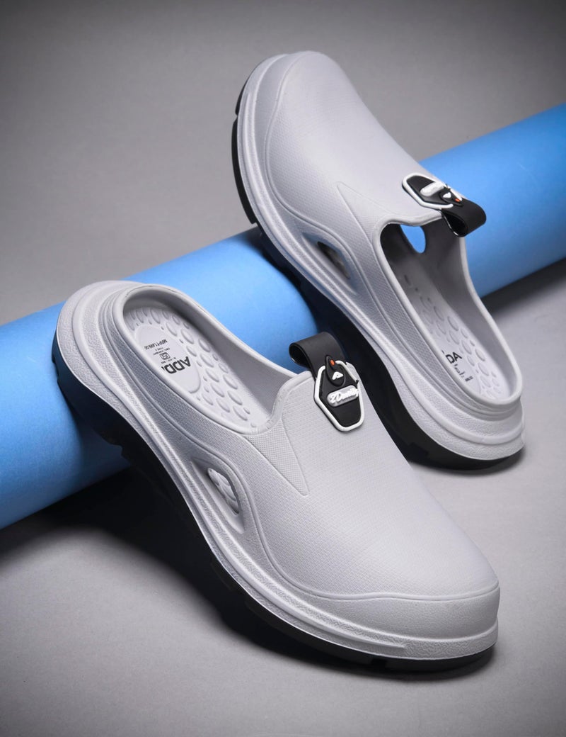 Adda Women Grey Clogs - Image 2