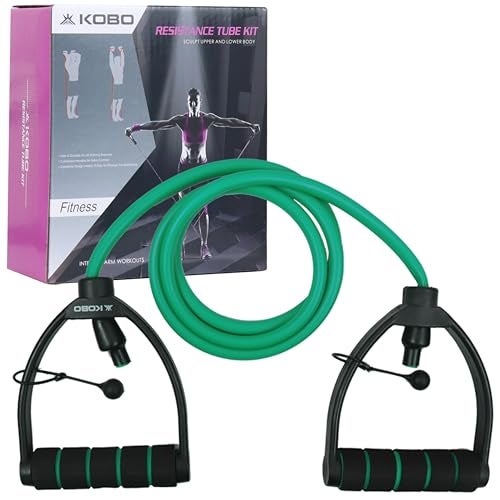 KOBO Resistance Thera Tube/Tonning Tube/Resistance Bands Tube/Fitness Tubes (Imported) (Light, Medium & Heavy) - Image 3