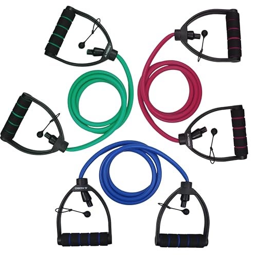KOBO Resistance Thera Tube/Tonning Tube/Resistance Bands Tube/Fitness Tubes (Imported) (Light, Medium & Heavy) - Image 1