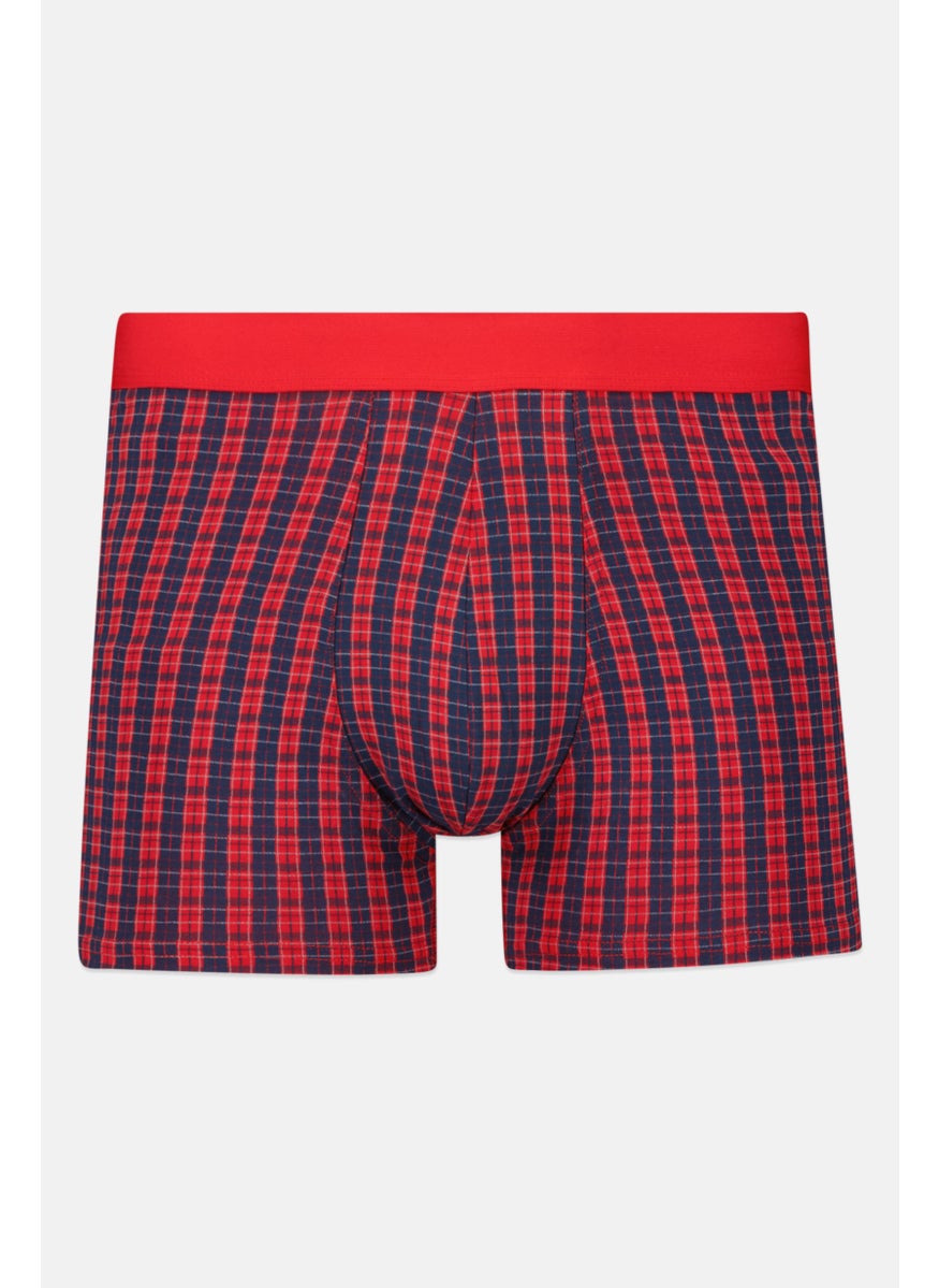 Celio Men 1 Piece Checkered Boxer Brief, Multicolor  - Image 1