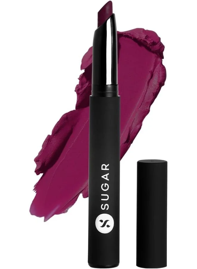 شوجر كوزماتيكس Transferproof And Smudgeproof Matte Attack Lipstick For Women Lasts Upto 12hrs Enriched With Jojoba Oil 2 Gm The Grandberries