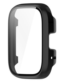 ماركة غير محددة حافظة كمبيوتر مع واقي شاشة لساعة Redmi Watch 3 Active وRedmi Watch 3 Lite 46mm الذكية باللون الأسود  - Image 2
