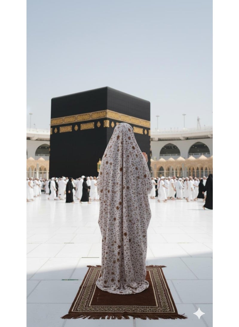 أمياي إسدال صلاة نسائي قطعة واحدة بأكمام طويلة - فستان صلاة إسلامي - ثوب صلاة - ملابس صلاة للنساء - عباية نماز للنساء - جلباب شرعي قطعة واحدة - مستلزمات العمرة والحج للنساء - طقم صلاة - Image 4