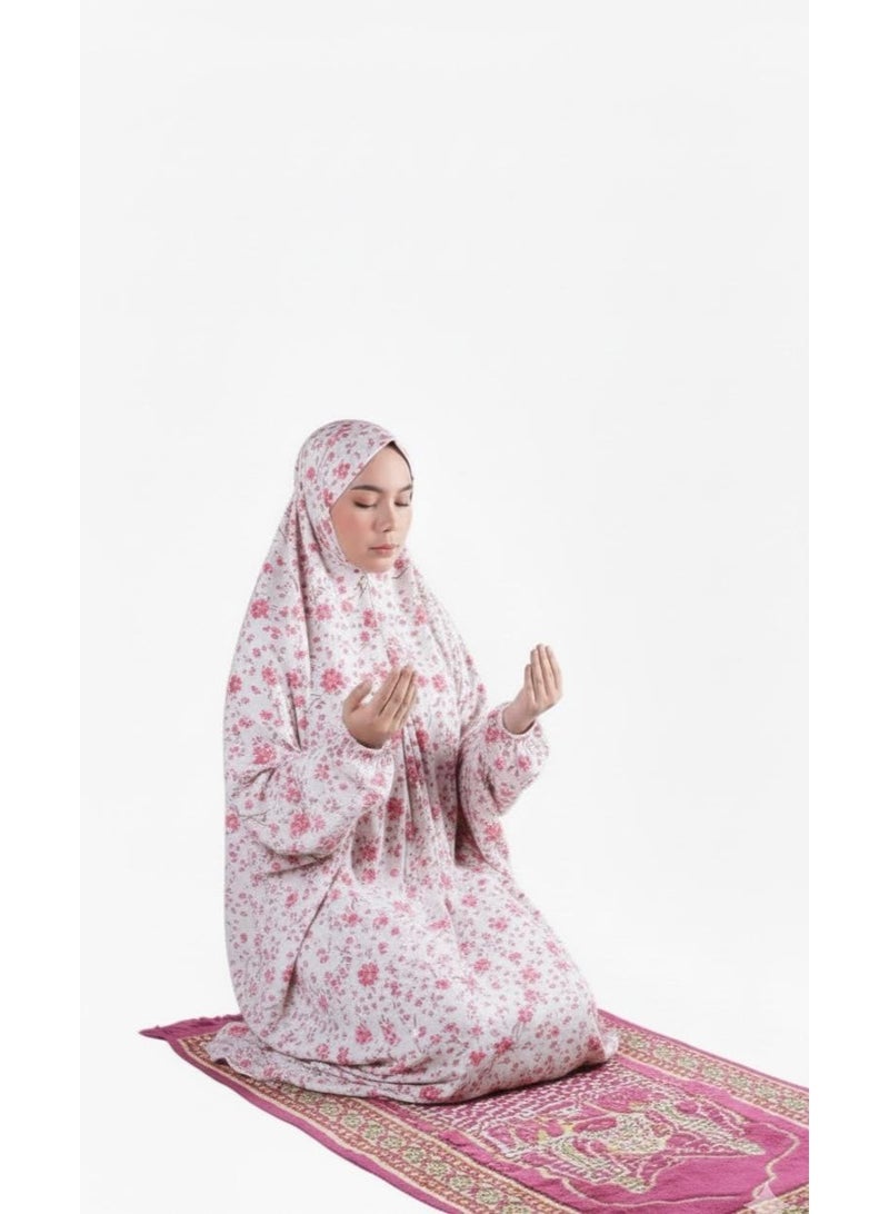 أمياي إسدال صلاة نسائي قطعة واحدة بأكمام طويلة - فستان صلاة إسلامي - ثوب صلاة - ملابس صلاة للنساء - عباية نماز للنساء - جلباب شرعي قطعة واحدة - مستلزمات العمرة والحج للنساء - طقم صلاة - Image 5