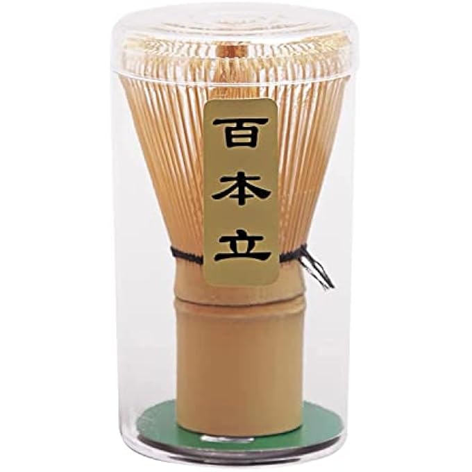 PINKE Matcha Tea Whisk Handcrafted Golden Bamboo Matcha Whisk Traditional Japanese Chasen Matchas Stirrer With 100 Natural Handcrafted For Authentic Tea Preparation And Making Matchas Powder - Image 1
