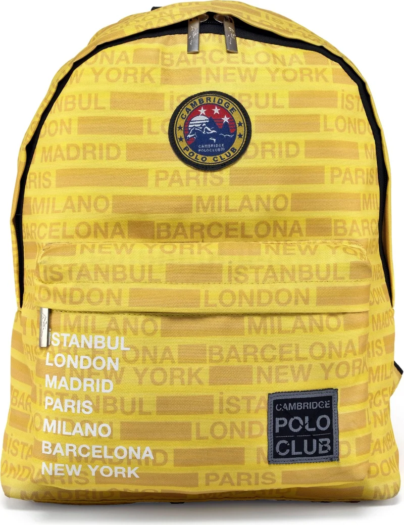 Cambridge Polo Club Cities Ii Unisex Backpack with Front Pocket
