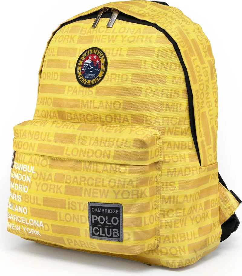 Cambridge Polo Club Cities Ii Unisex Backpack with Front Pocket