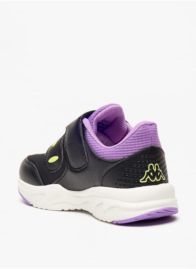 Kappa - Girls Colourblock Sports Shoes with Hook and Loop Closure - Image 1