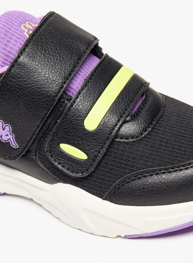 كابا Girls Colourblock Sports Shoes with Hook and Loop Closure
