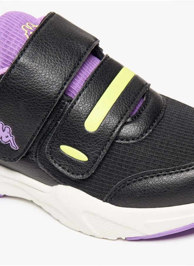 Kappa - Girls Colourblock Sports Shoes with Hook and Loop Closure - Image 1