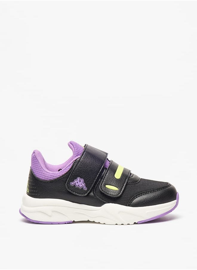 Kappa - Girls Colourblock Sports Shoes with Hook and Loop Closure - Image 1