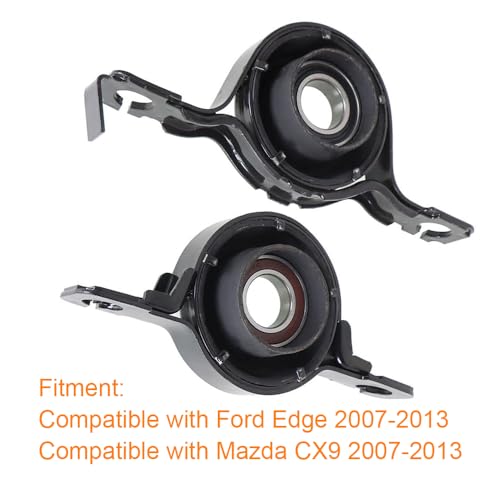 Acdeyaca Front and Rear Driveshaft Center Support Bearing Compatible with Ford Edge & Mazda CX9 2007-2013 DriveShaft Center Support Bearing - Image 2