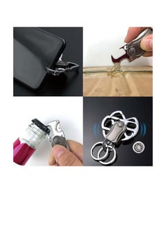 OUYoo OUYoo 2piece pack，key chain, keychain clip, Universal Key Fob Keychain Holder for Men and Women, 360 Degree Rotatable, Bottle Opener, Carabiner Car Key Chains, Additional Saudi Arabia Flag Keychain.  - Image 4