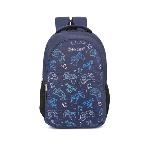 HYDER 30L Gamepad Printed Latest And Trendy Stylish Waterproof College/Casual/School Bag/Backpack For Kids, Boys, Girls, Men And Women | Best Bags For Everyday Use - Image 1