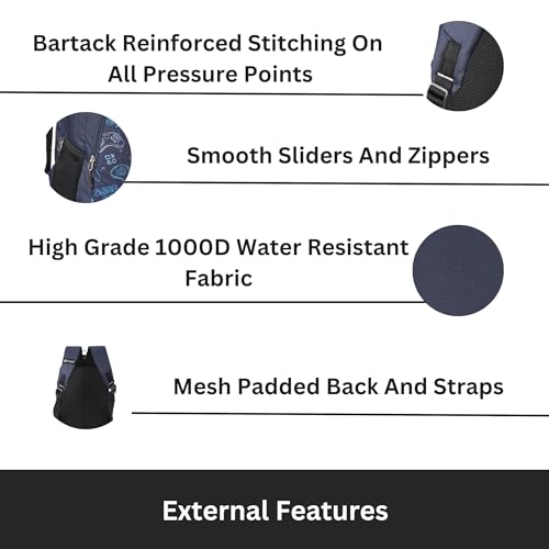 HYDER 30L Gamepad Printed Latest And Trendy Stylish Waterproof College/Casual/School Bag/Backpack For Kids, Boys, Girls, Men And Women | Best Bags For Everyday Use - Image 5
