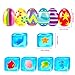 Holydeck 6 Pcs Squishy Stress Nice Cube Fidget Toys with Easter Eggs Sensory Squeeze Toys for Kids Boys Girls Easter Basket Stuffers Egg Fillers Party Favors - Image 4