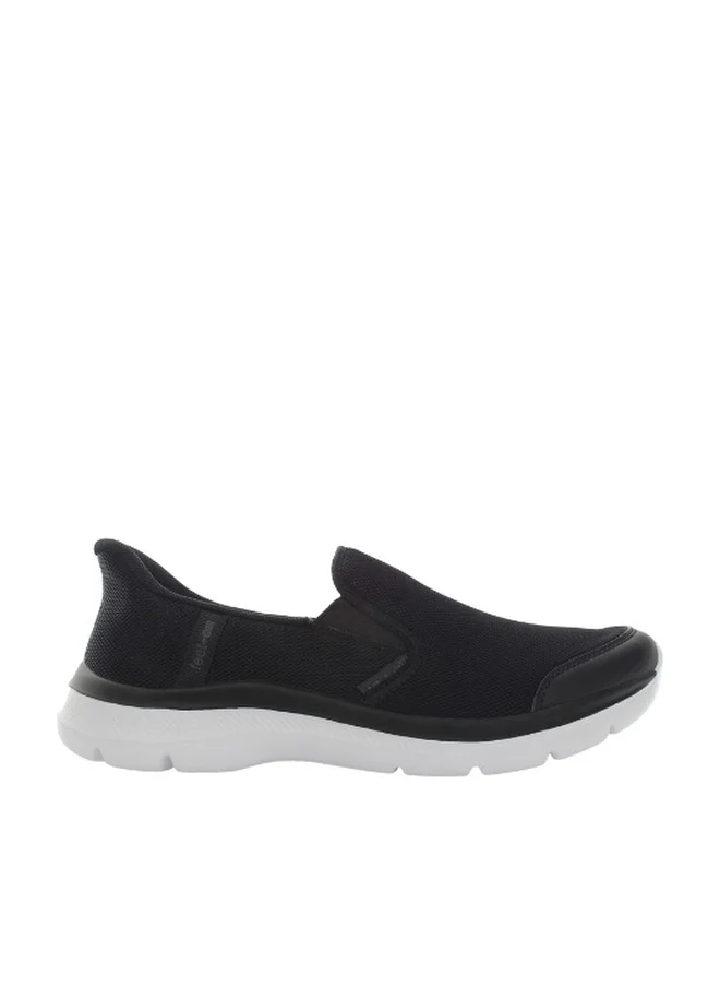 لامبرجاك Lumberjack Carlo Black Men’s Slip-On Shoes – Lightweight Breathable Casual Walking Sneakers