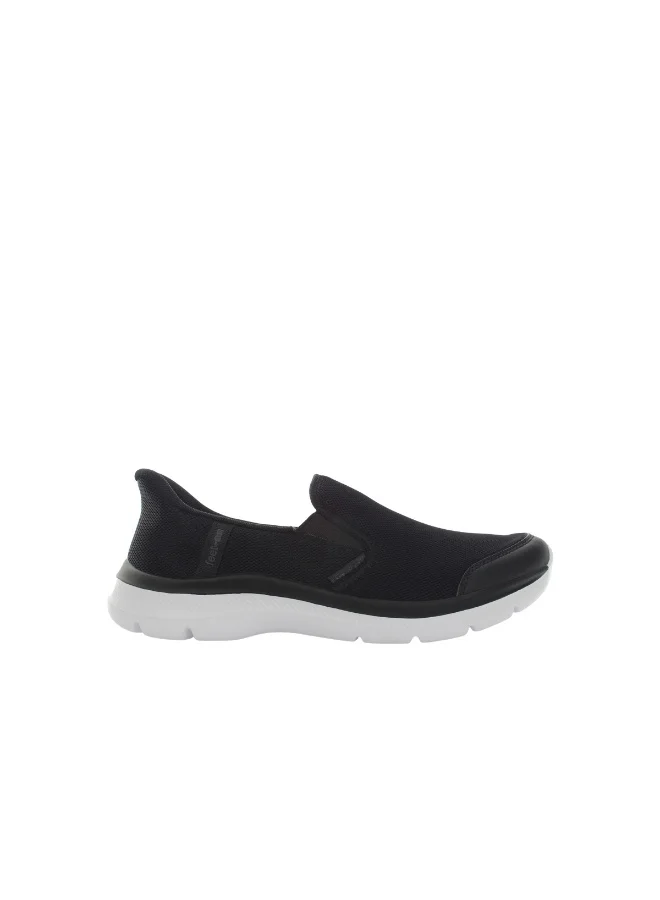 لامبرجاك Lumberjack Carlo Black Men’s Slip-On Shoes – Lightweight Breathable Casual Walking Sneakers