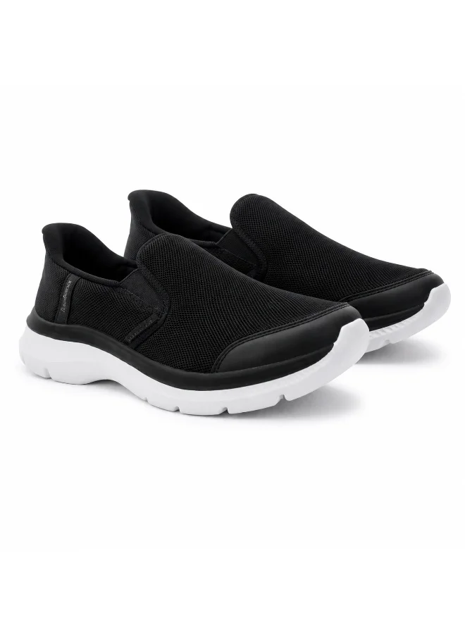 Lumberjack Lumberjack Carlo Black Men’s Slip-On Shoes – Lightweight Breathable Casual Walking Sneakers