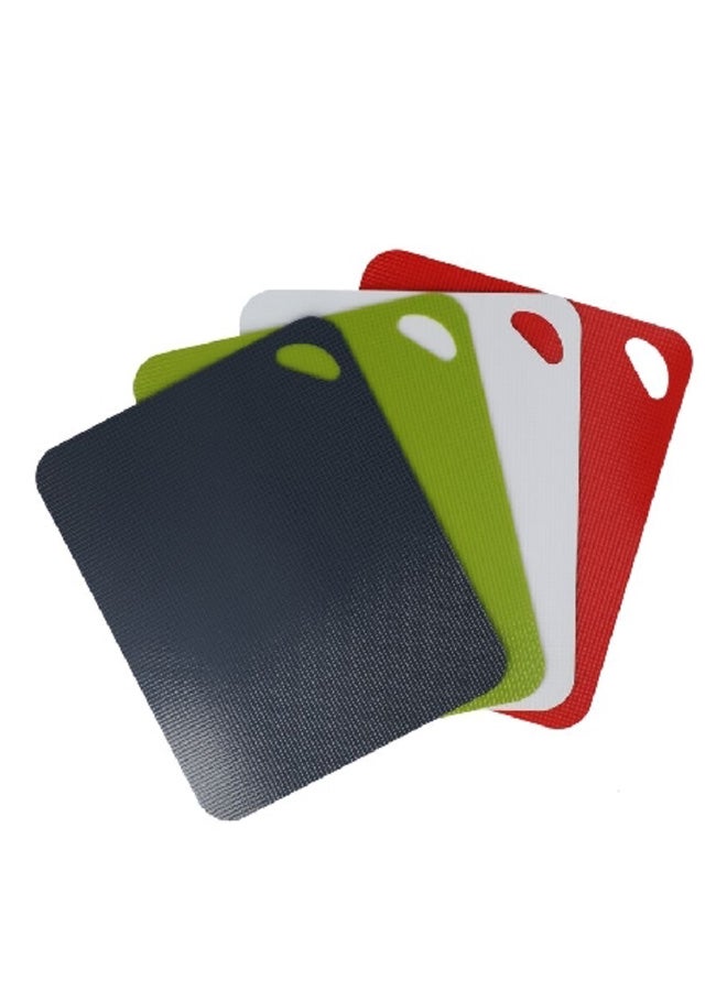 Dexas 4-Piece Grip Mat Flexible Cutting Board Set Assorted Color 11.5 x 14inch 6554PK2 - Image 1