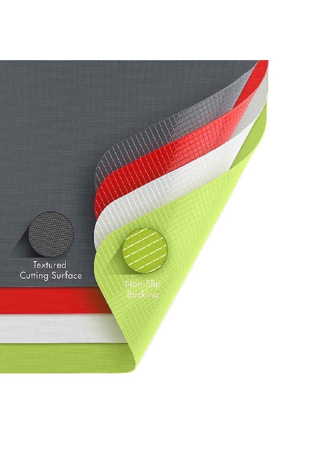 Dexas 4-Piece Grip Mat Flexible Cutting Board Set Assorted Color 11.5 x 14inch 6554PK2 - Image 3