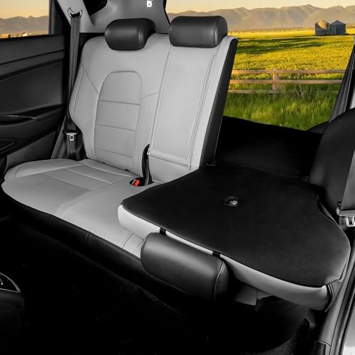 HKZ Custom Fit Tucson Seat Covers for Hyundai Tucson 2016 2017 2018(SE,Eco,Sport,Limited,Night,SEL,Value) 5-Seats Fulls Set,Leather (Black+Gray) - Image 2