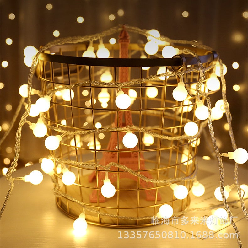 Led Star Lamp Atmosphere Lamp Camping Lamp Ball Lamp String Birthday Layout Bedroom Net Red Decorative Small Colored Lamp - Image 5