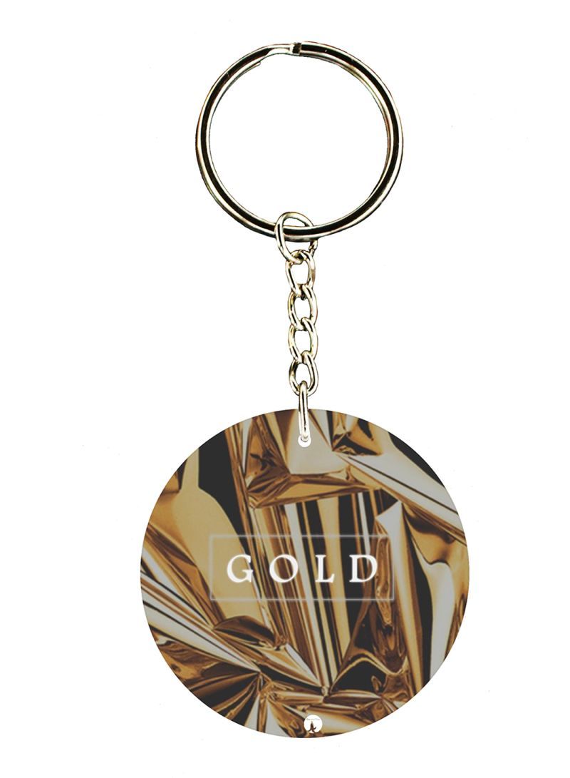 RKN English Phrases Double Side Printed Keychain