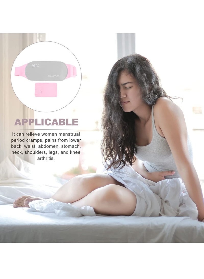 SYOSI Menstrual Heating Pad Waist Belt Massage Heating Belt for Women Girls Menstrual Period Back Belly Pain Relief - Image 4