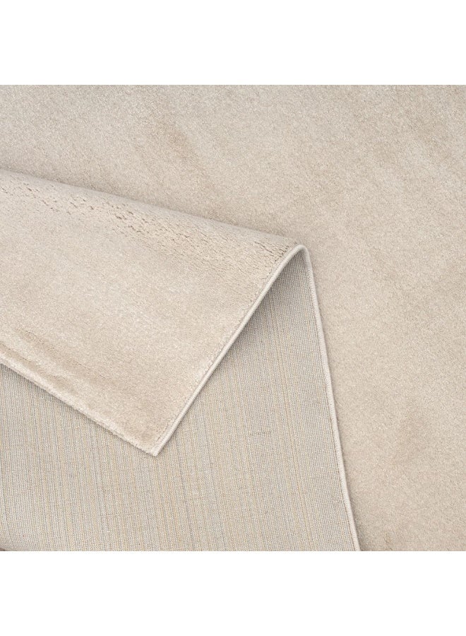 DANUBE HOME سجادة ساهارا السادة | نمط سهل الغسل | سجادة منطقة من بولي بروبيلين + بوليستر | غطاء أرضي داخلي لغرفة المعيشة وغرفة الطعام وغرفة النوم 200X300 سم - كريمي - 231200400552 - Image 5