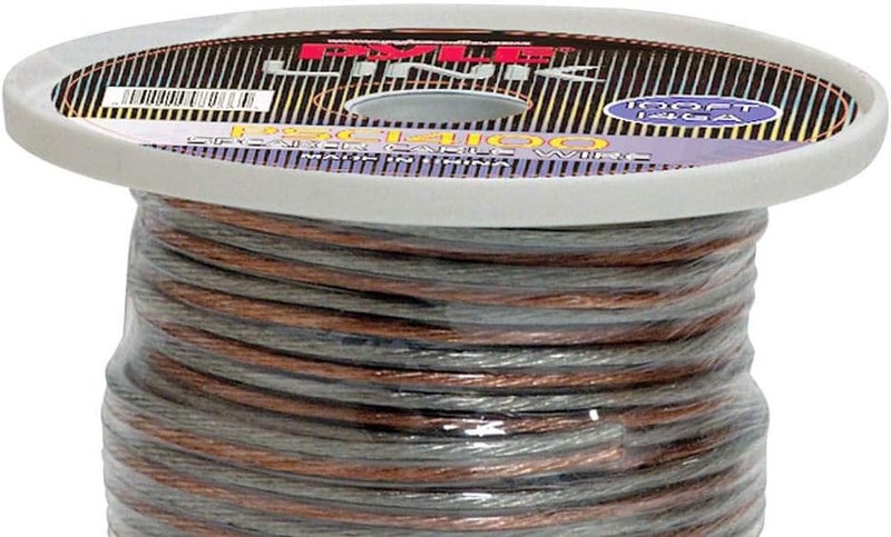 Pyle سلك مكبر صوت 100 قدم 14 قياس - كابل نحاسي في بكرة لتوصيل الصوت الاستيريو إلى مكبر الصوت، نظام الصوت المحيطي، مسرح المنزل التلفزيوني ومكبر الصوت في السيارة - PSC14100 - Image 2