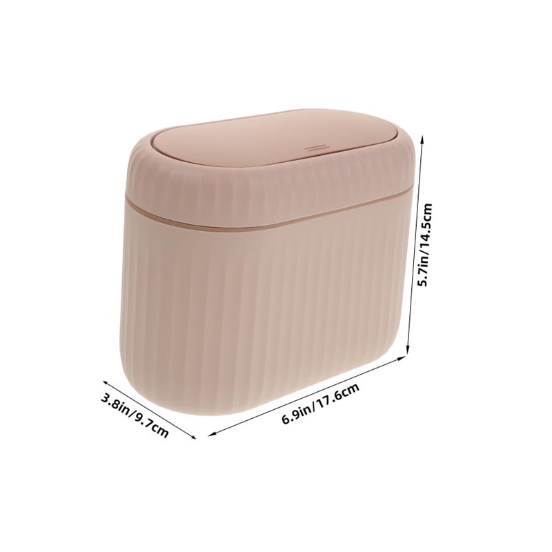 Portable Car Trash Can With Lid Hanging Garbage Bin For Vehicle Home And Desk - Image 3