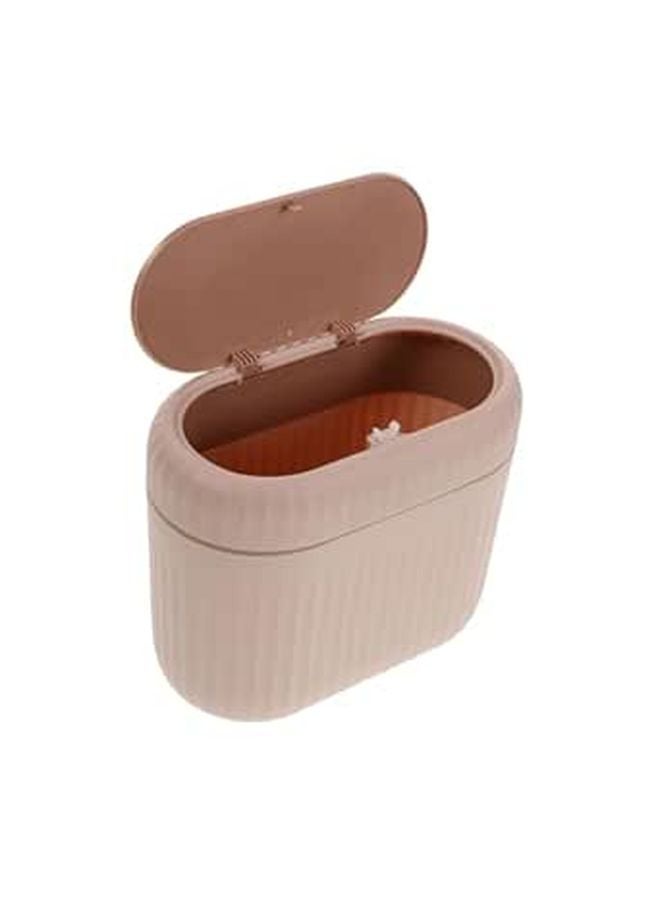 Portable Car Trash Can With Lid Hanging Garbage Bin For Vehicle Home And Desk - Image 1