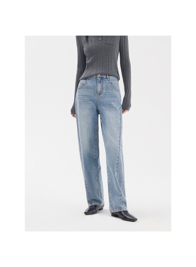 Waxbird High-waisted Harem Jeans Spring 2025 Turkish Cotton Slim Tapered Jeans - Image 2