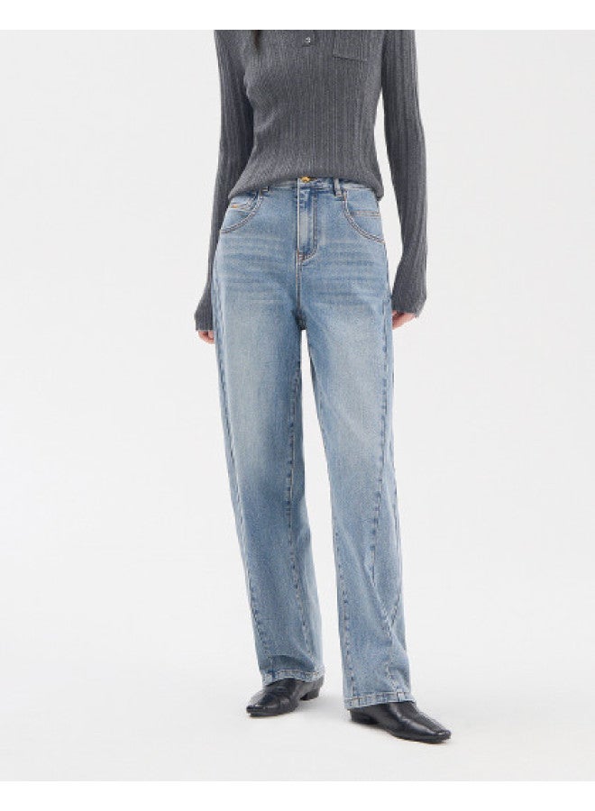 Waxbird High-waisted Harem Jeans Spring 2025 Turkish Cotton Slim Tapered Jeans - Image 1