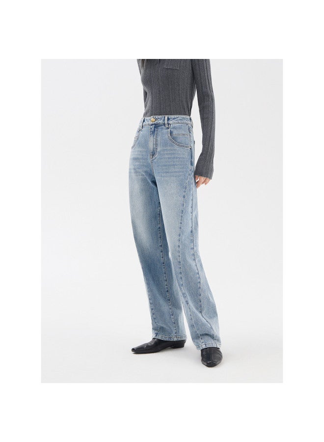 Waxbird High-waisted Harem Jeans Spring 2025 Turkish Cotton Slim Tapered Jeans - Image 4