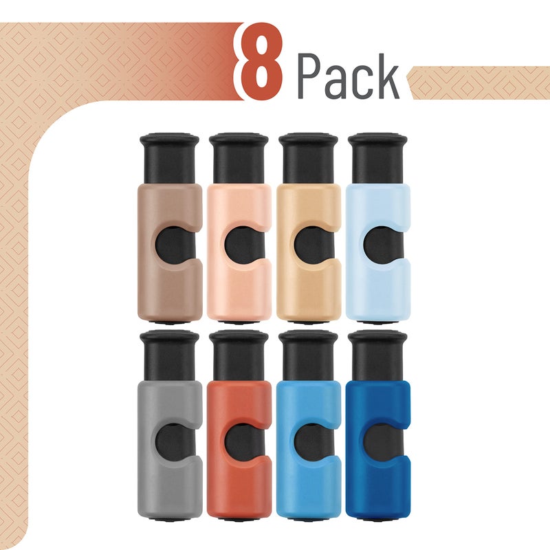 Mr. Pen- Bag Clips, 8 Pack, Squeeze and Lock Bread Bag Clips for Food Storage, Food Clips for Bags, Bread Clips, Plastic Bag Clip, Bag Closure Clips, Bread Clips Plastic, Bread Bag Clip - Image 2