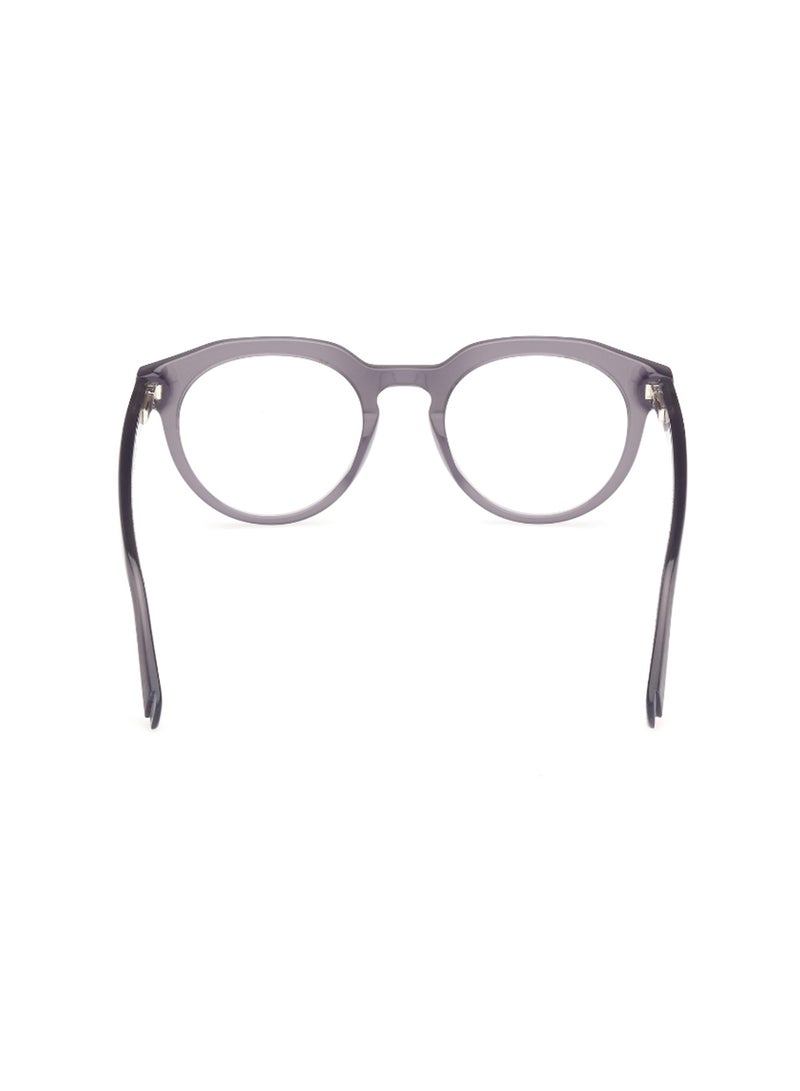 GUESS Men's Round Shape Eyeglass Frames - GU5013402049 - Lens Size: 49 Mm - Grey - Image 4