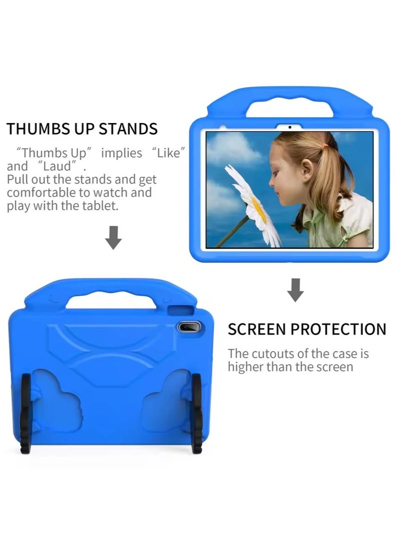 عام غطاء أطفال متوافق مع آيباد الجيل 11 مقاس 11 بوصة (A16، 2025) وآيباد الجيل 10 مقاس 10.9 بوصة (2022)، غطاء خفيف الوزن من مادة EVA مع مقبض وحامل - Image 4