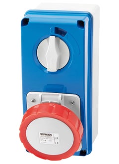 GEWiSS Gewiss Vertical Fixed Interlocked Socket Outlet 13A IP56  GW66291N  - Image 2