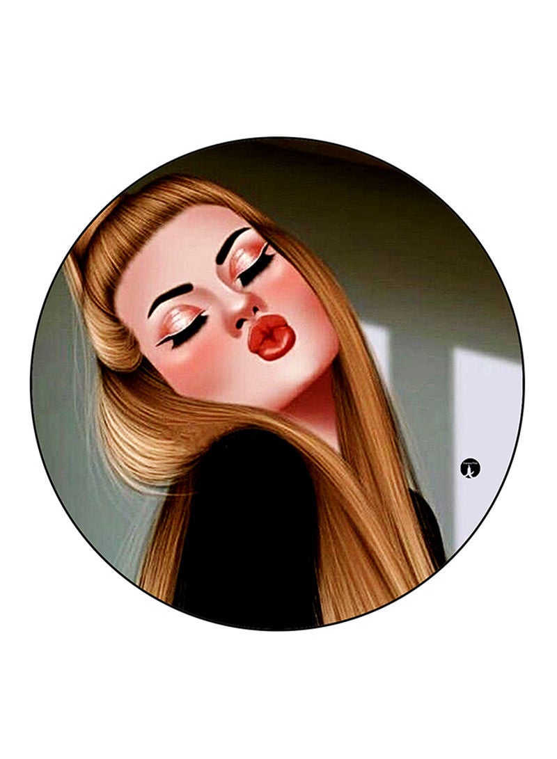 RKN Girl Printed Mouse Pad  Multicolour