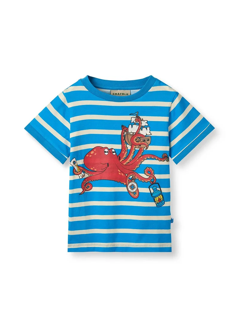 Småfolk T-shirt with octopus