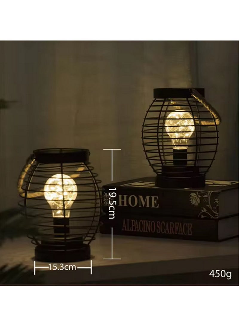 OLUDENIZ LED Wrought Iron Table Lamp – Elegant Night Light for Bedroom, Bedside, and Home Decor  - Image 5