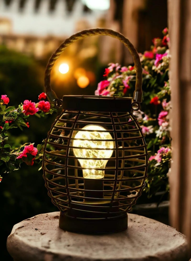OLUDENIZ LED Wrought Iron Table Lamp – Elegant Night Light for Bedroom, Bedside, and Home Decor  - Image 1