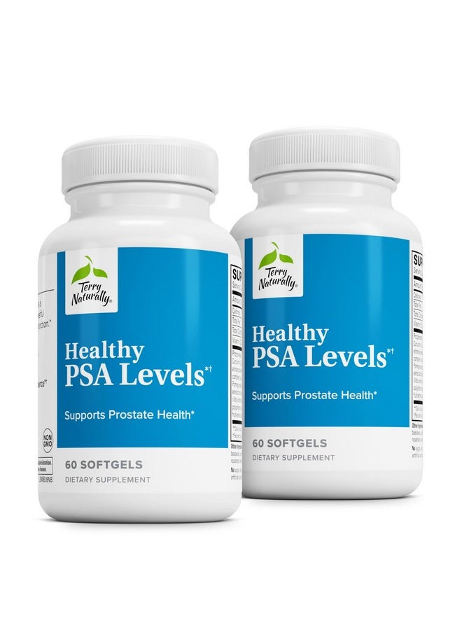 Terry Naturally Terry Naturally Healthy PSA Levels - 60 Softgels, Pack of 2 - Supports Prostate Health - Non-GMO, Gluten Free - 60 Total Servings  - Image 1