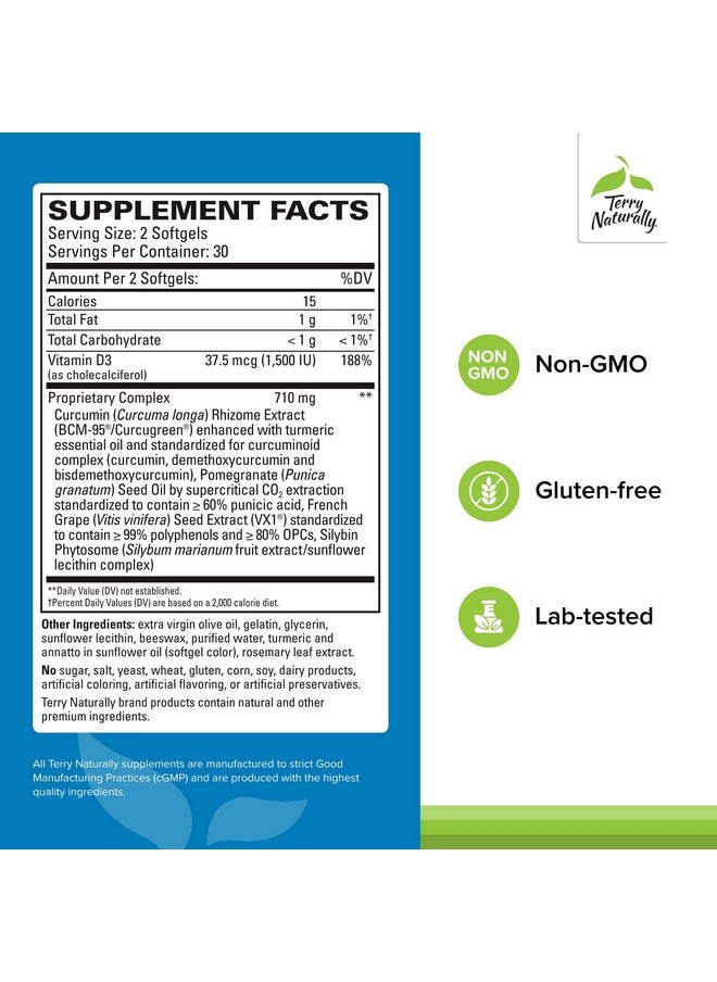Terry Naturally Terry Naturally Healthy PSA Levels - 60 Softgels, Pack of 2 - Supports Prostate Health - Non-GMO, Gluten Free - 60 Total Servings  - Image 2