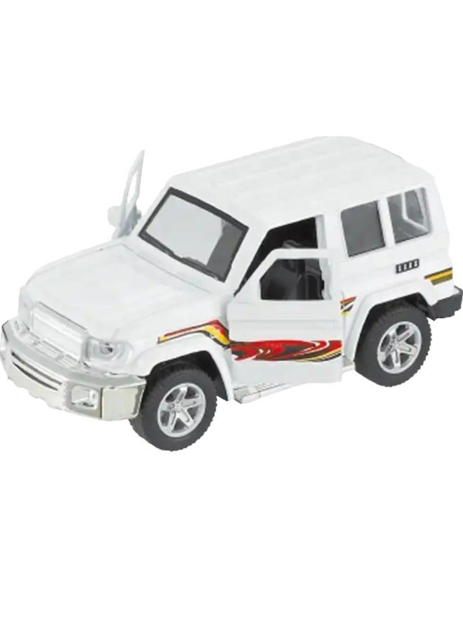 Toy Box Land Cruiser Jeep Pull back Metal Car Zinc Alloy For Kids 